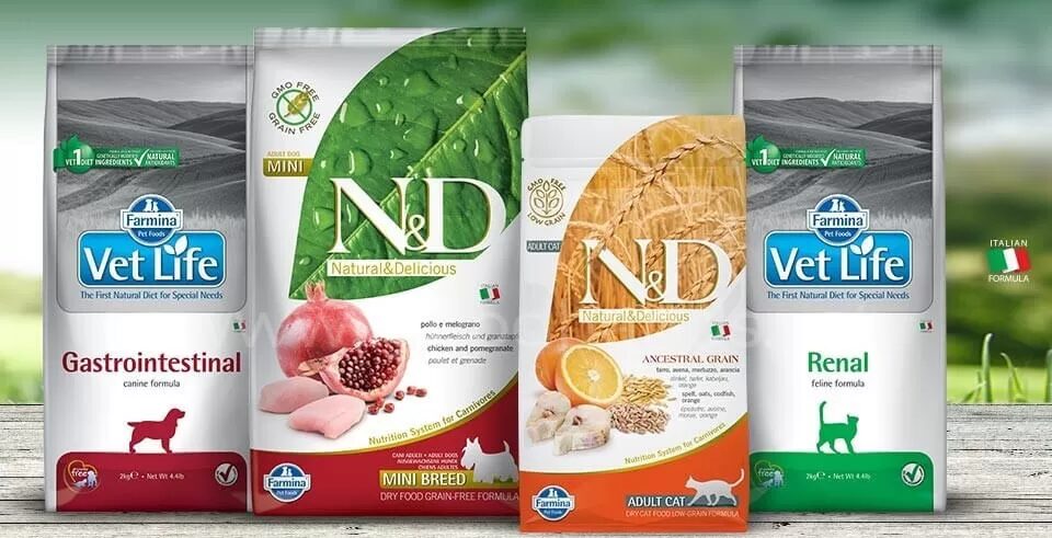 линейки корма фармина