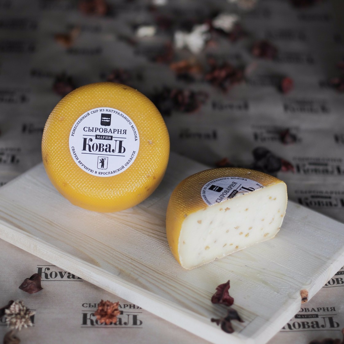 Леварден с семенами пажитника гауда натуральный ремесленный домашний фермерский ручной работы авторский сыр Марии Коваль