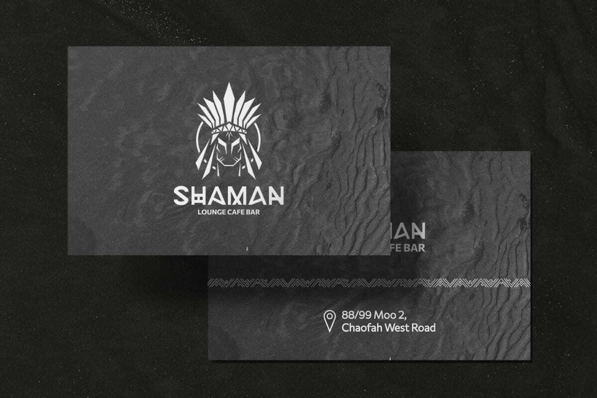 SHAMAN Lounge Cafe Bar брендинг: позиционирование бренда, айдентика, печатная продукция
