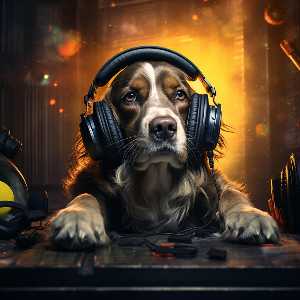 dog likes music