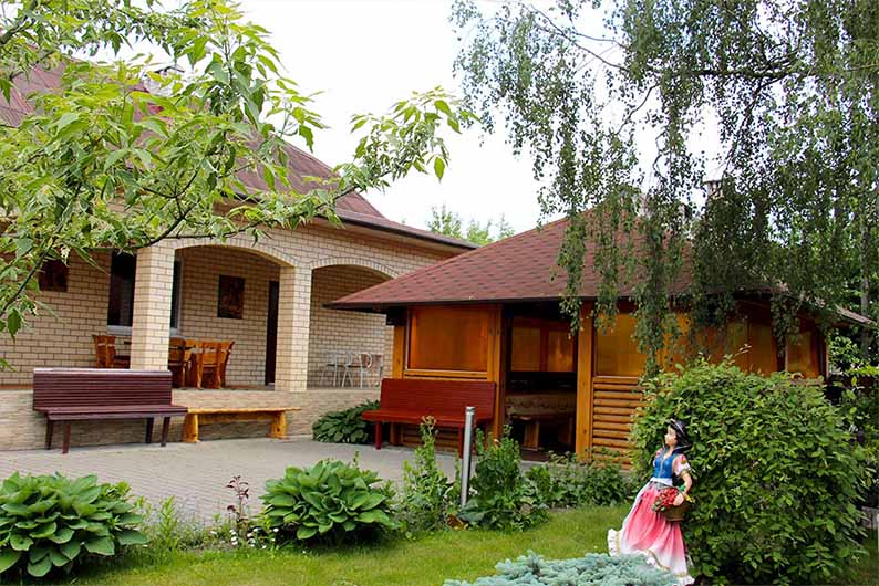 усадьба под брестом фото беседка