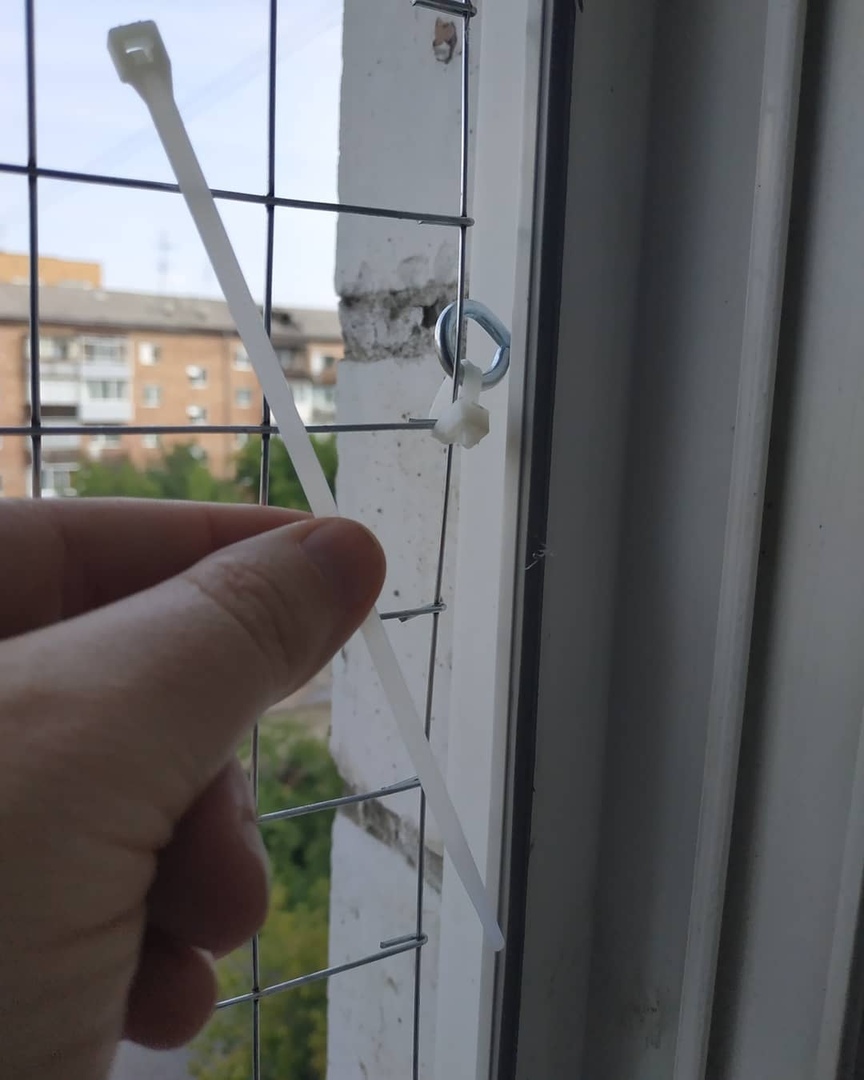 Сетка антикошка своими руками — как сделать на окна и двери