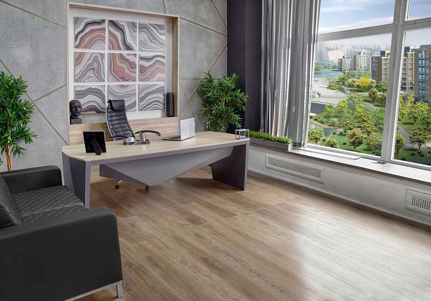 classic light alpine floor
