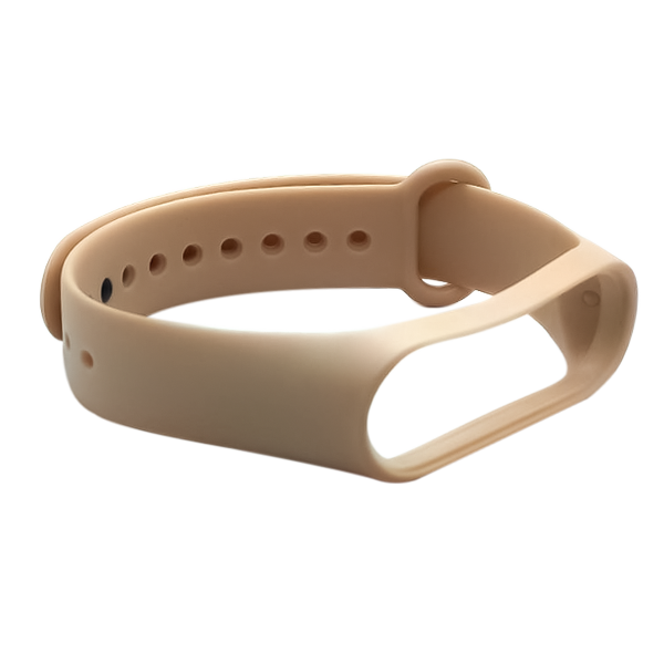 Силиконовый ремешок на фитнес-браслет «Москвёнок» (ПЧОЛО), цвет бежевый