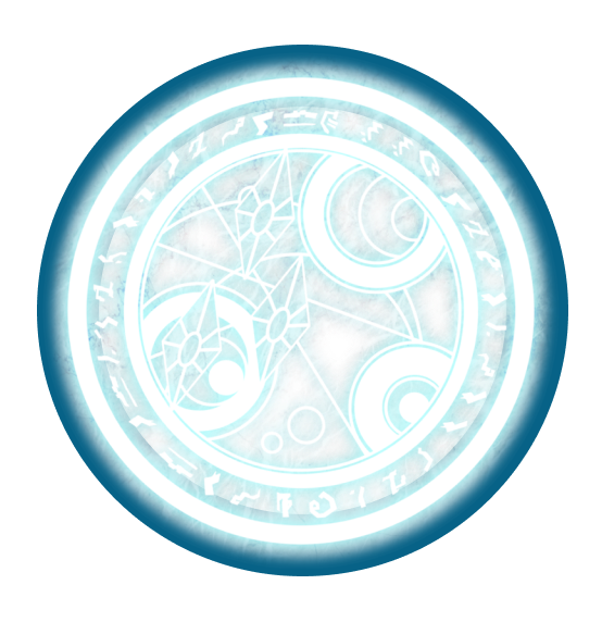 синий магический круг пнг