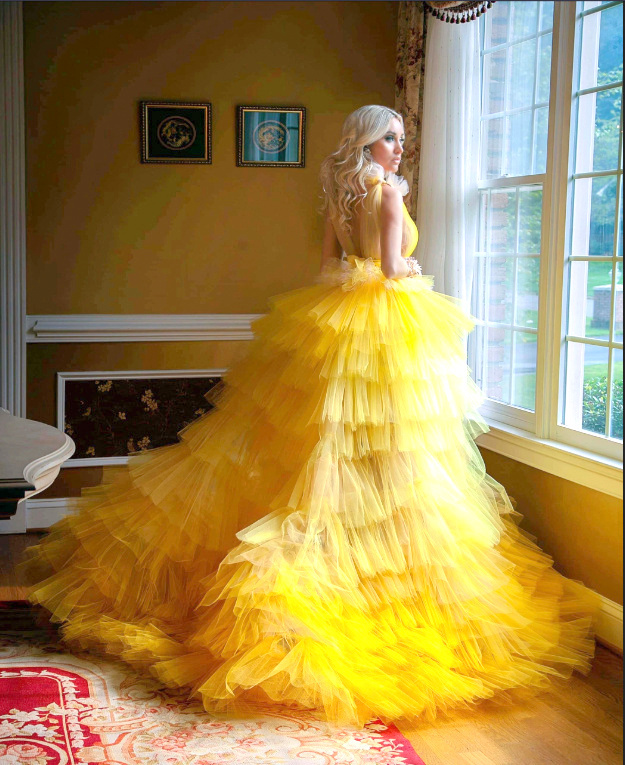 Желто Синее Платье Купить