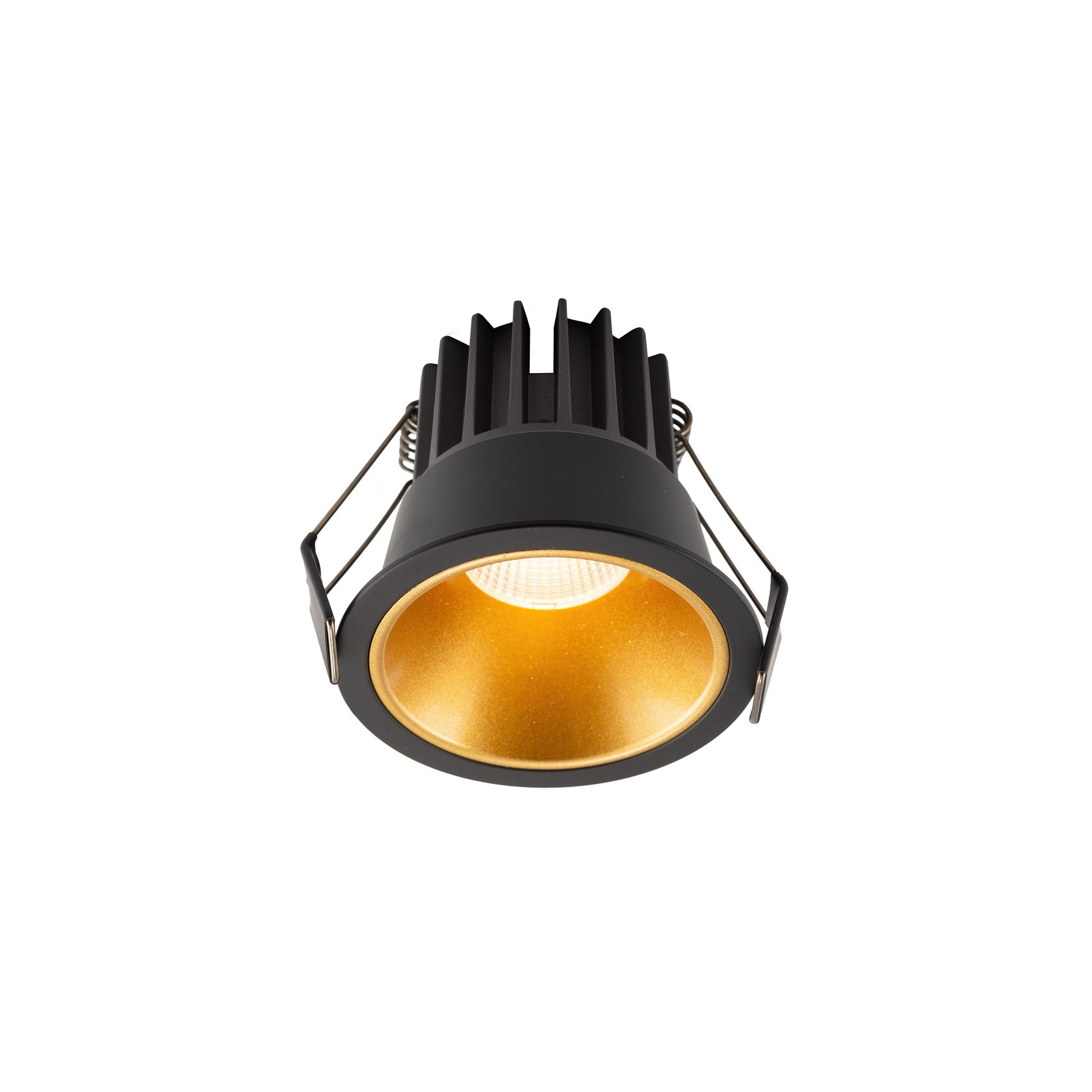 Встраиваемый светильник LED 3000 черно-золотой алюминий Denkirs DK4400-GB DK4400-GB