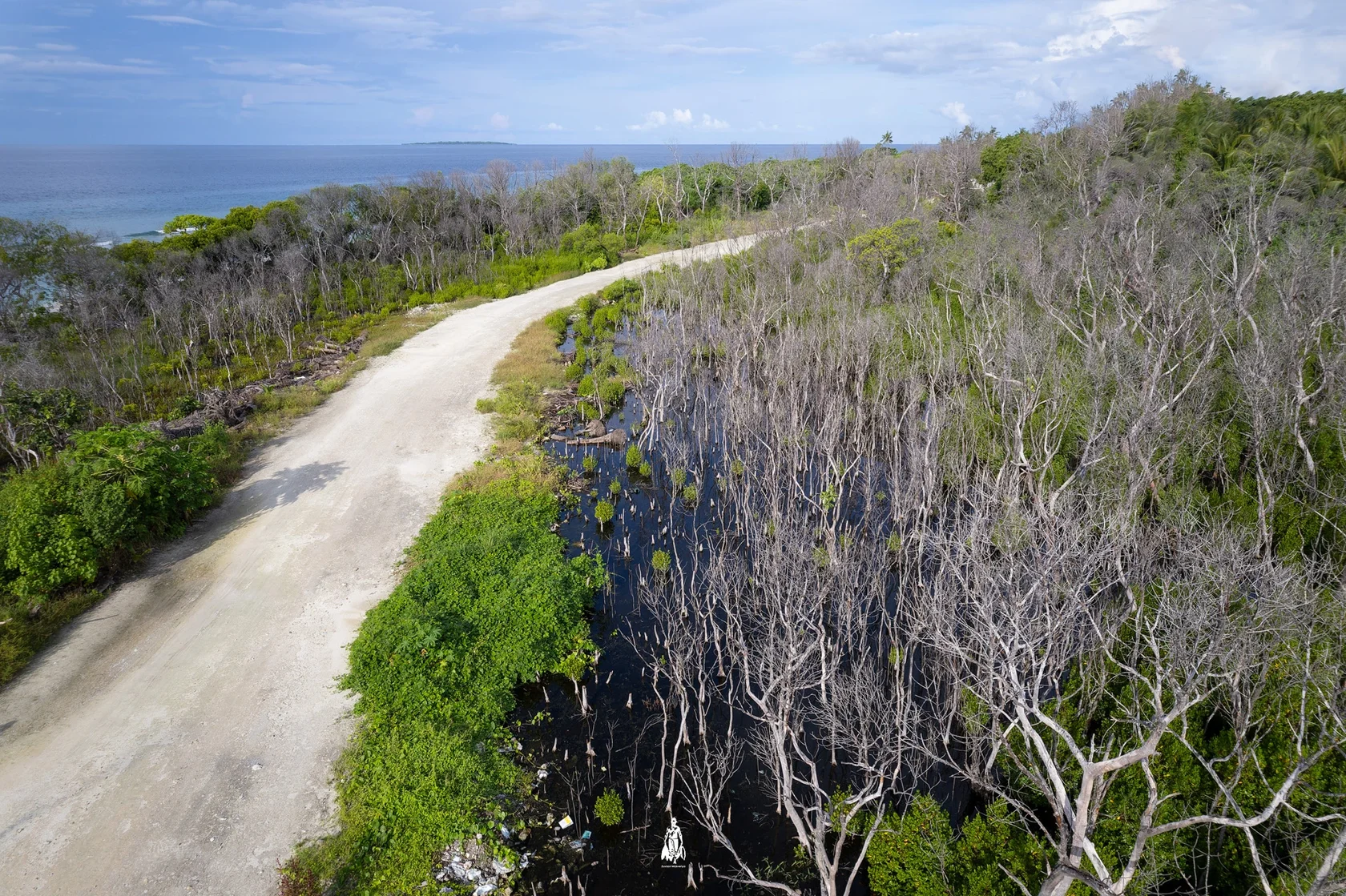 Feydhoo (Фейдху) — вид сверху, берег и вода