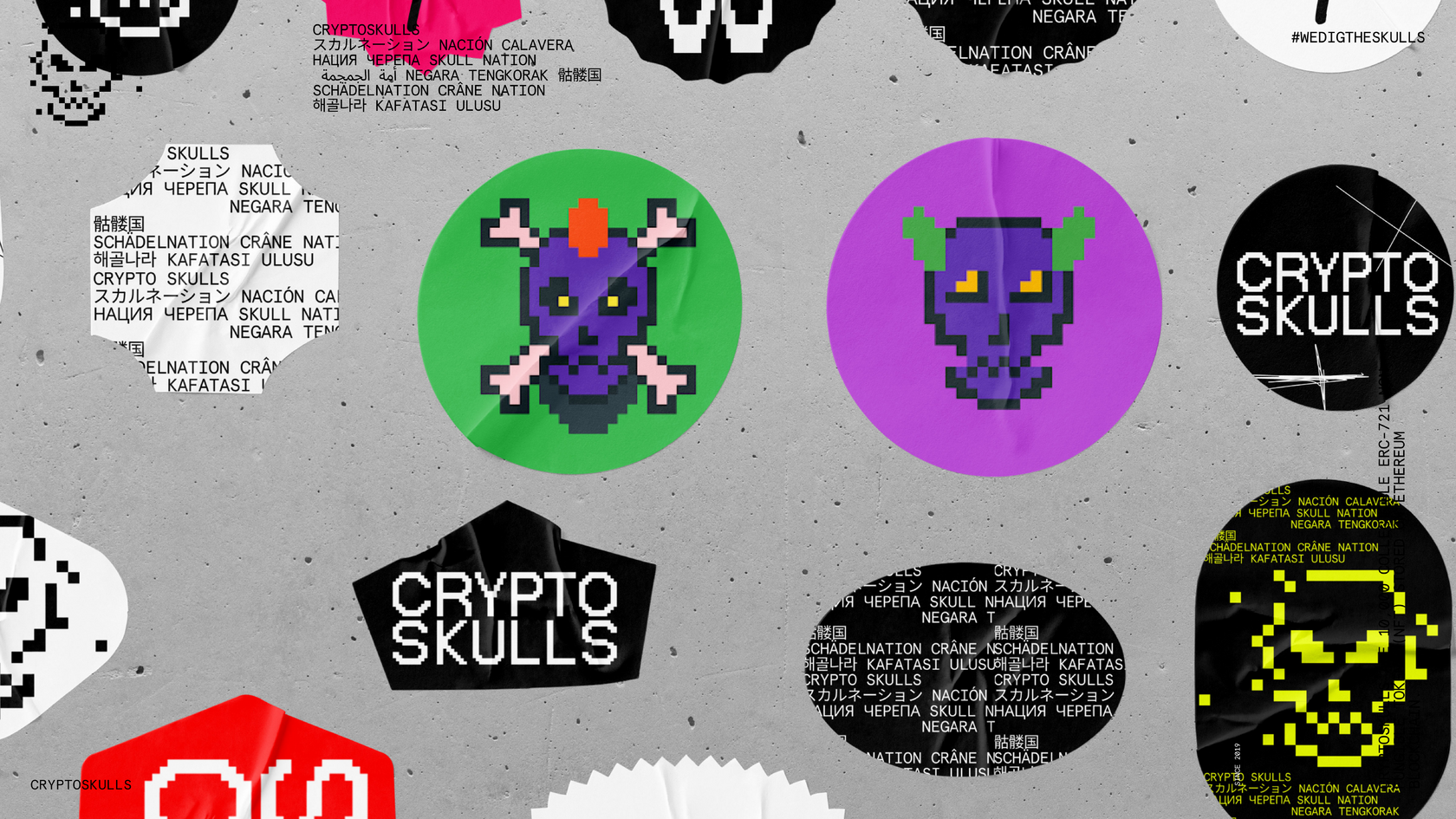 CryptoSkulls — Historic 10k Ethereum NFT Collection (2019) | On-Chain PFPs