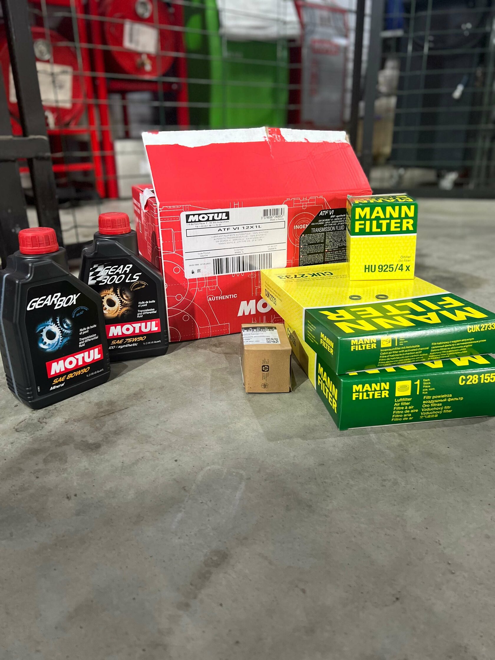 Расходники для ТО Land Rover Freelander 2