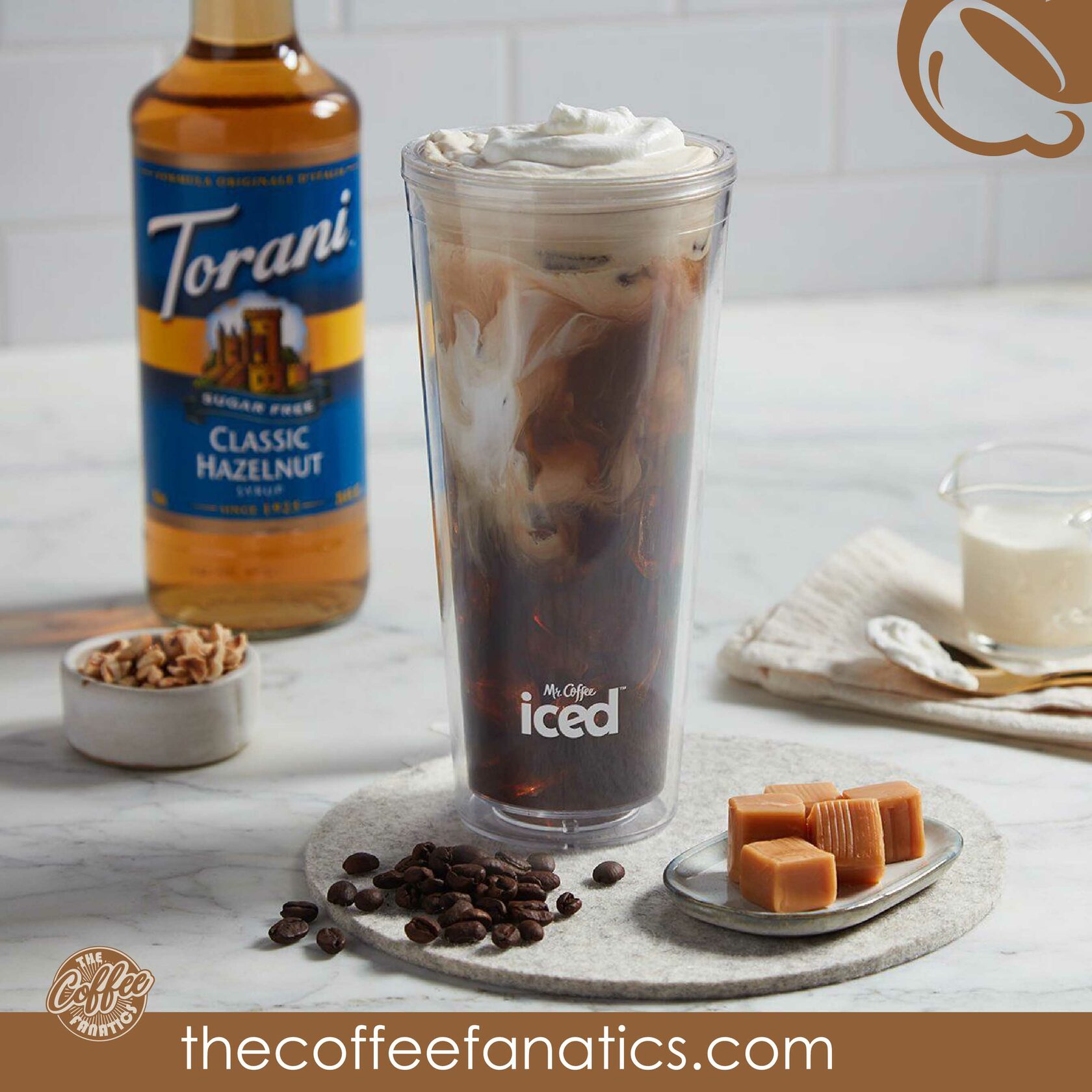 Recipes for Iced coffee with syrups