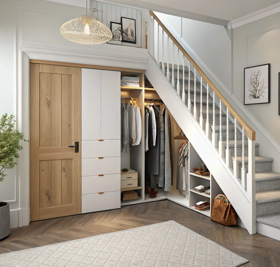 Где разместить гардеробную, если изначально ее не планировали: 5 неожиданных решений