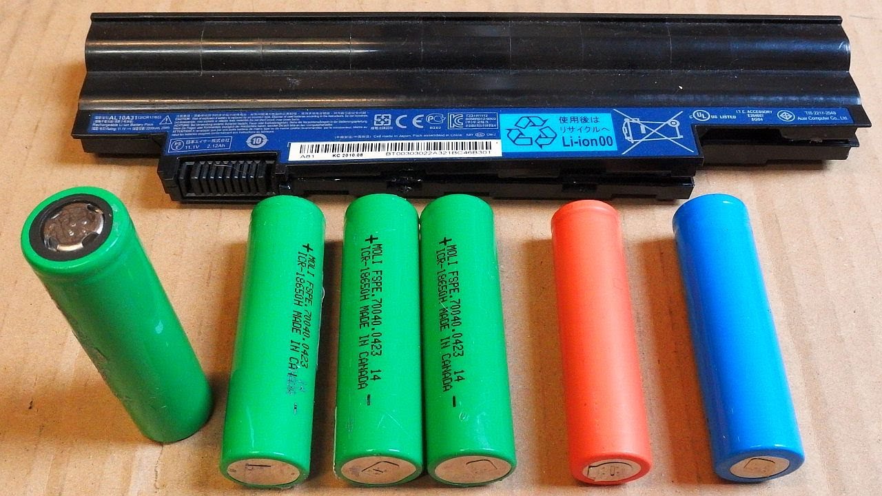 Аккумуляторы для батареи ноутбука