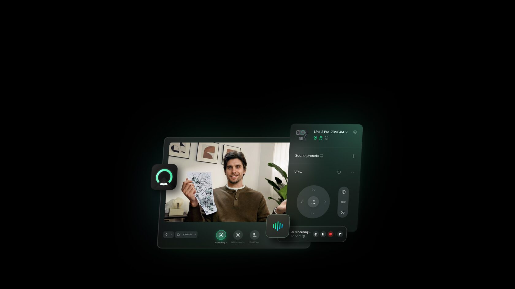 Insta360 Link 2 Pro и Link 2C Pro — демонстрация заявленной функции