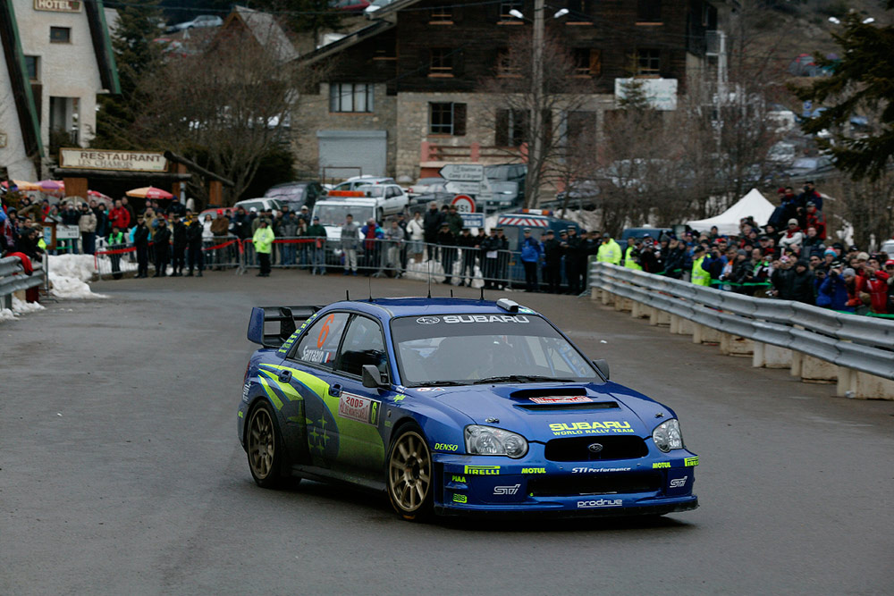 Стефан Сарразен и Патрик Пивато, Subaru Impreza S10 WRC '04 (RT53 SRT), ралли Монте-Карло 2005