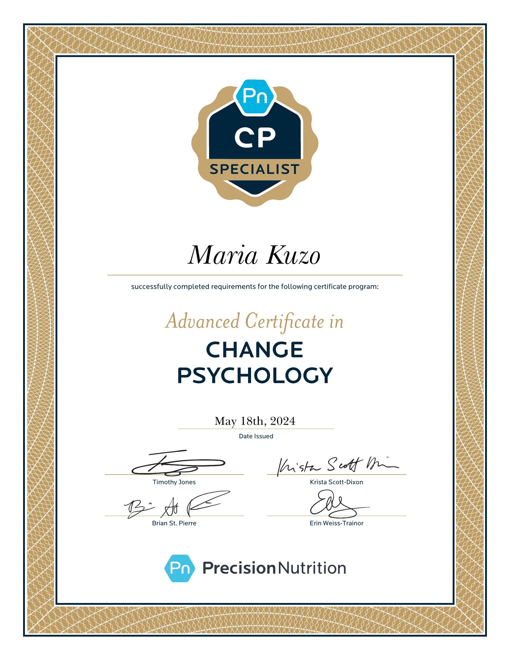 Advanced Certificate in Nutrition for Metabolic Health