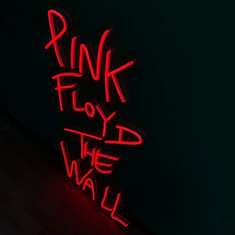Neonový nápis Pink Floyd The Wall pink floyd the wall