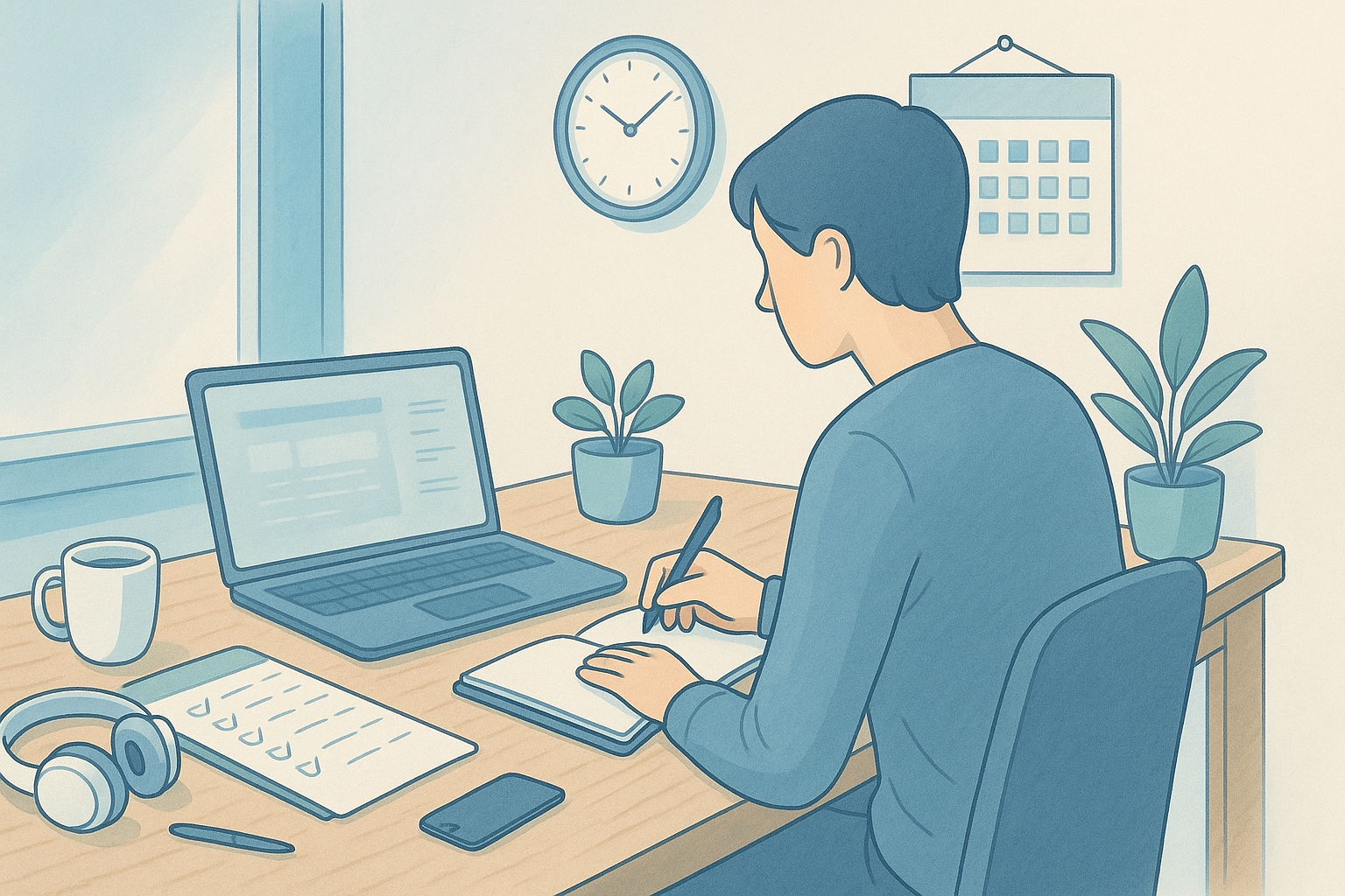 Рабочий день удалёнщика