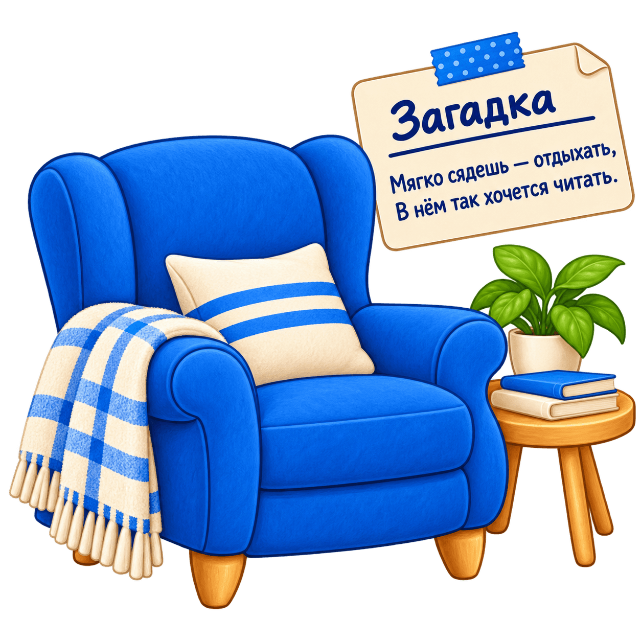 Настольная лампа и записка для домашнего квеста