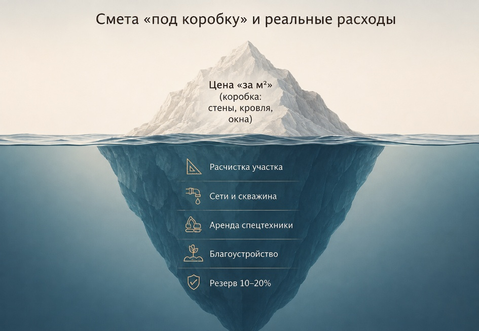 Смета под коробку и реальные расходы