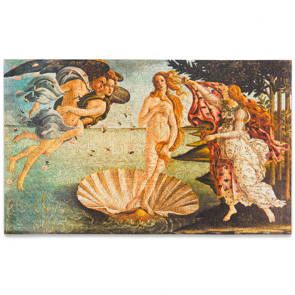 Деревянный пазл картина Рождение Венеры - Сандро Боттичелли - Rugo Deluxe