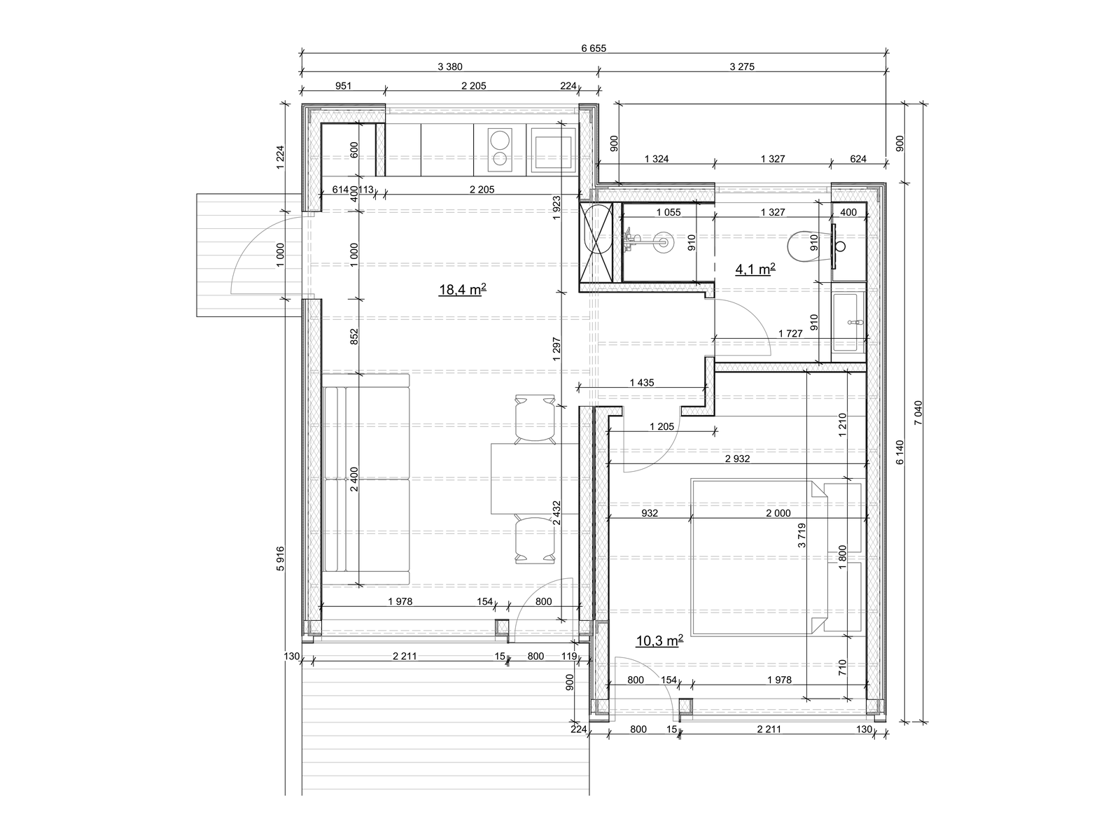 TETFLAT 112 — планировка