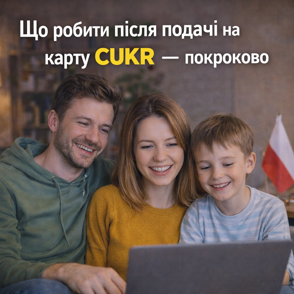 Що робити після подачі на карту CUKR покроково