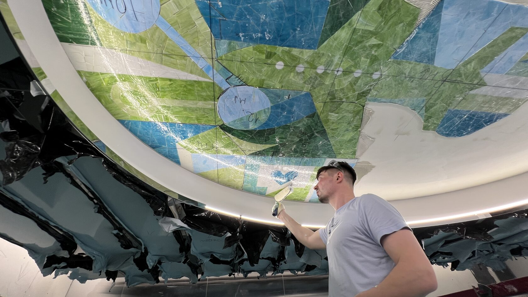 Витражная мозаика, Новосибирск