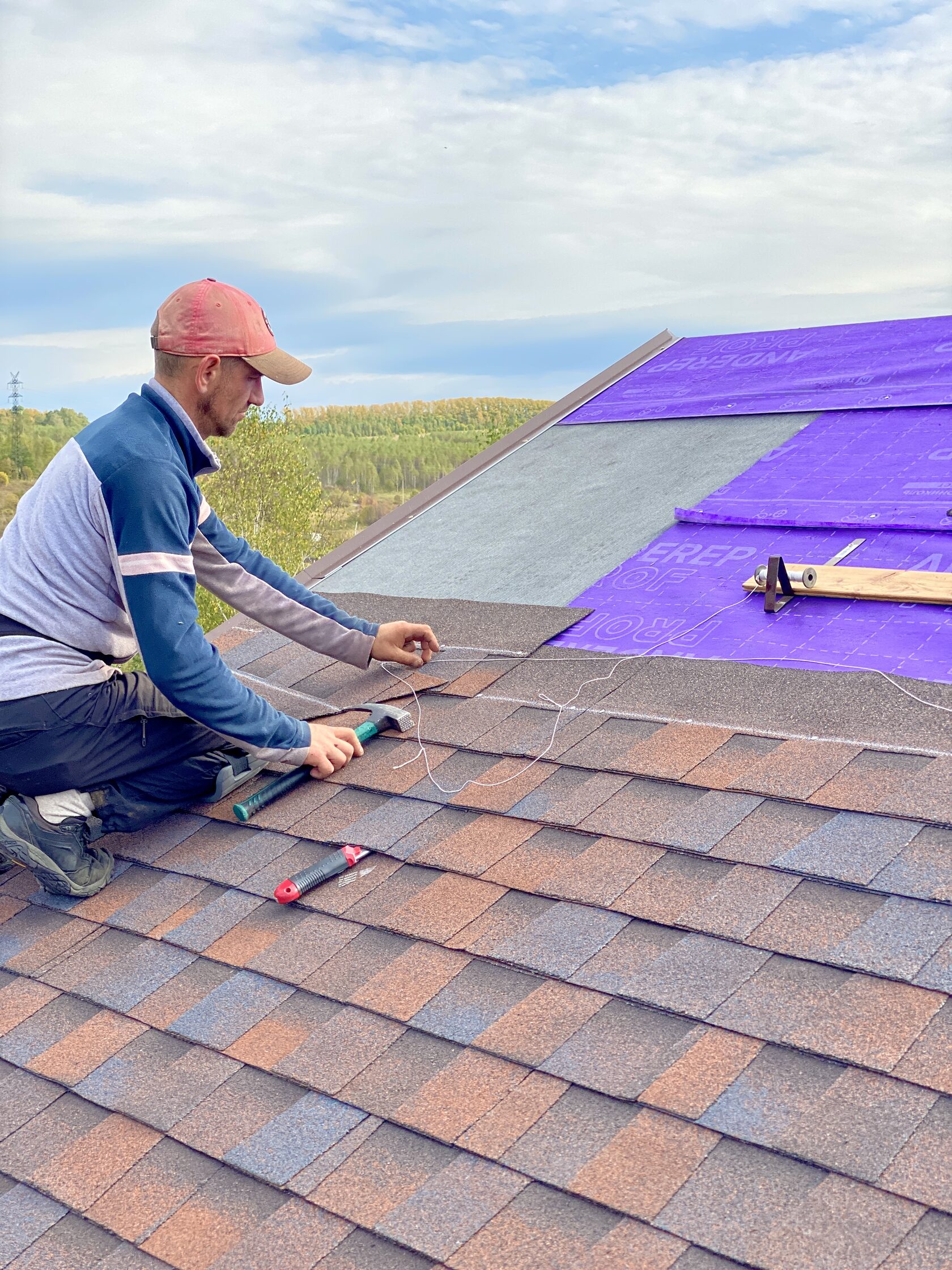 Монтаж кровли