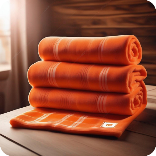 плед с логотипом