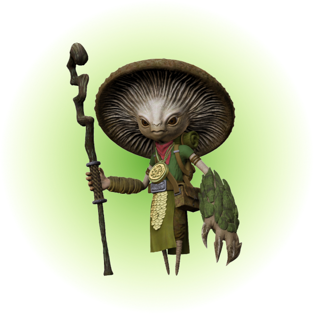 Визуализация 3D модели уникального персонажа