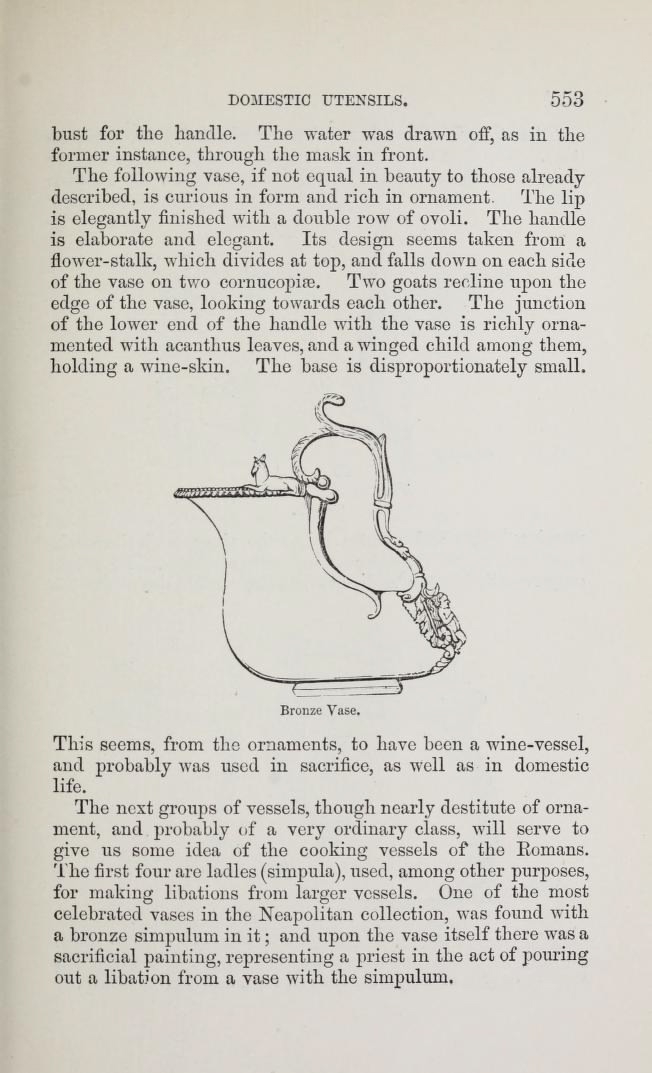9. Dyer Thomas Henry. Pompeii: its history, buildings, and antiquities. An account of the destruction of the city, with a full description of the remains, and of the recent excavations, and also an itinerary for visitors. New York, 1869. P. 533