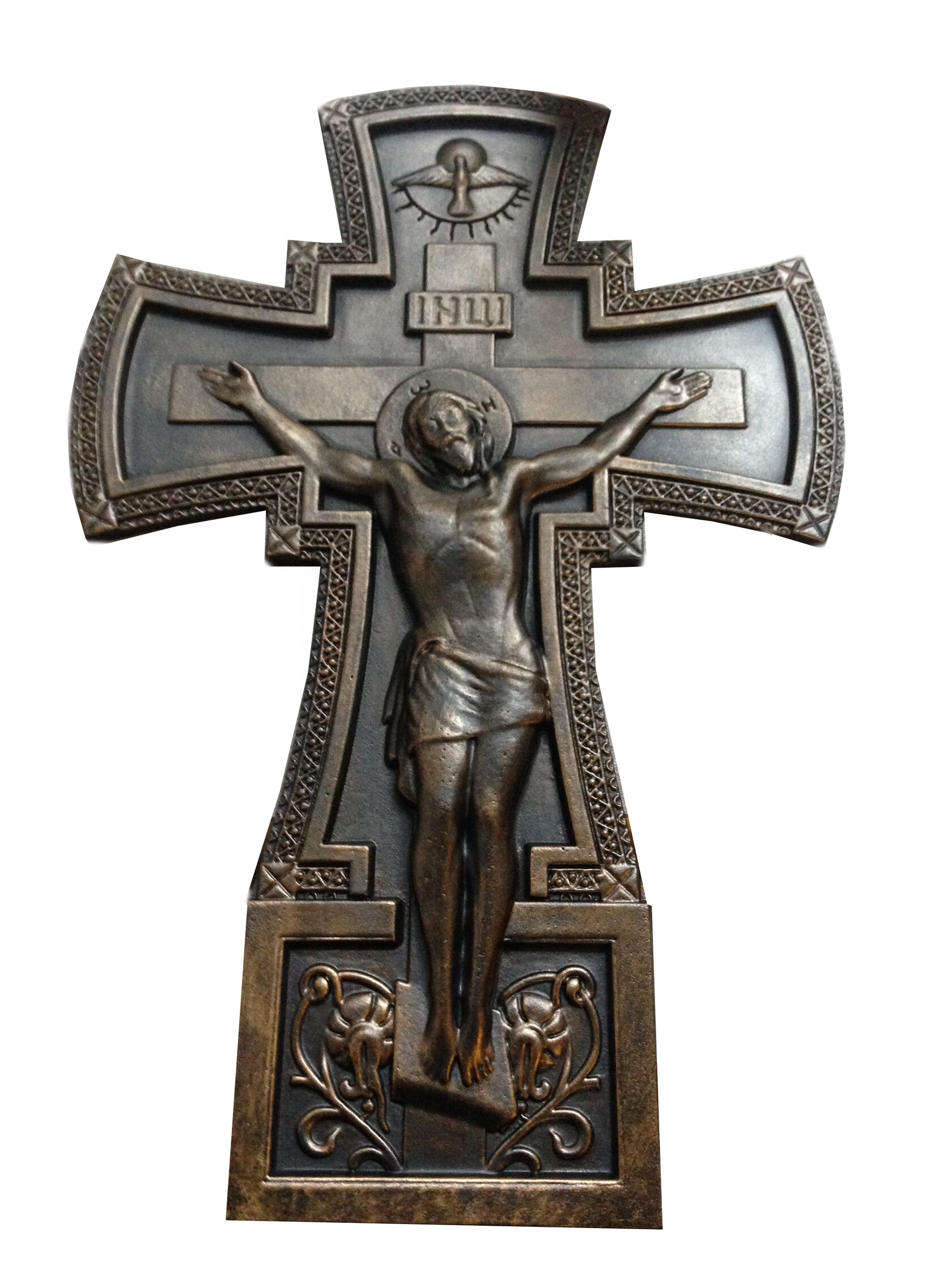 Крест на могилу, крест литой, металлический крест, крест чугунный ...