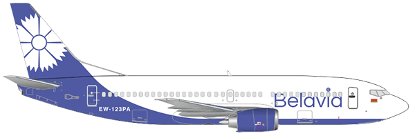 Места в боинге 737 800 схема салона белавиа