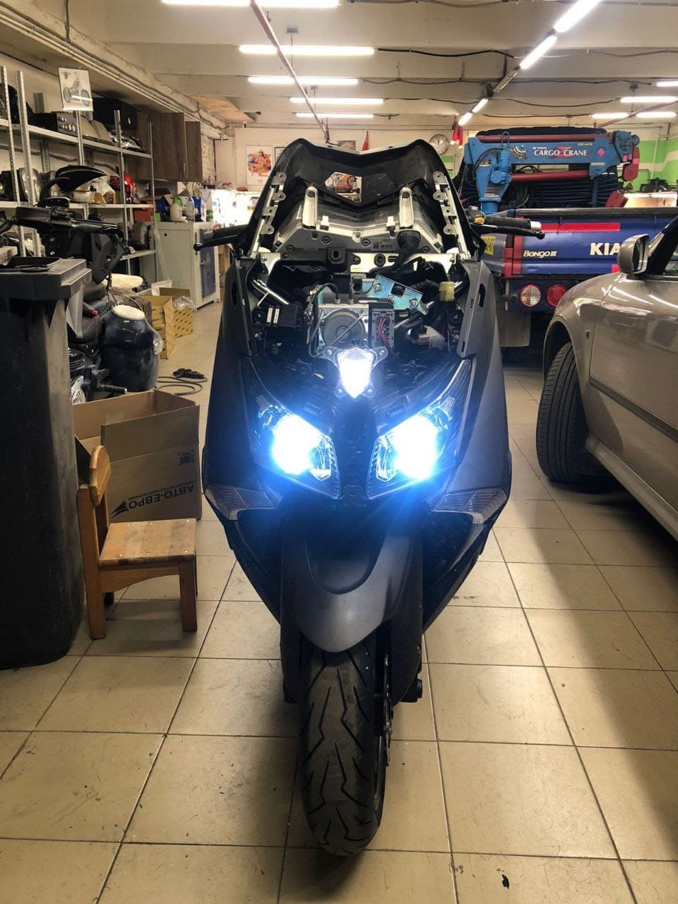 Примеры работ по тюнингу и ремонту фар мотоциклов от Light Studio Moscow