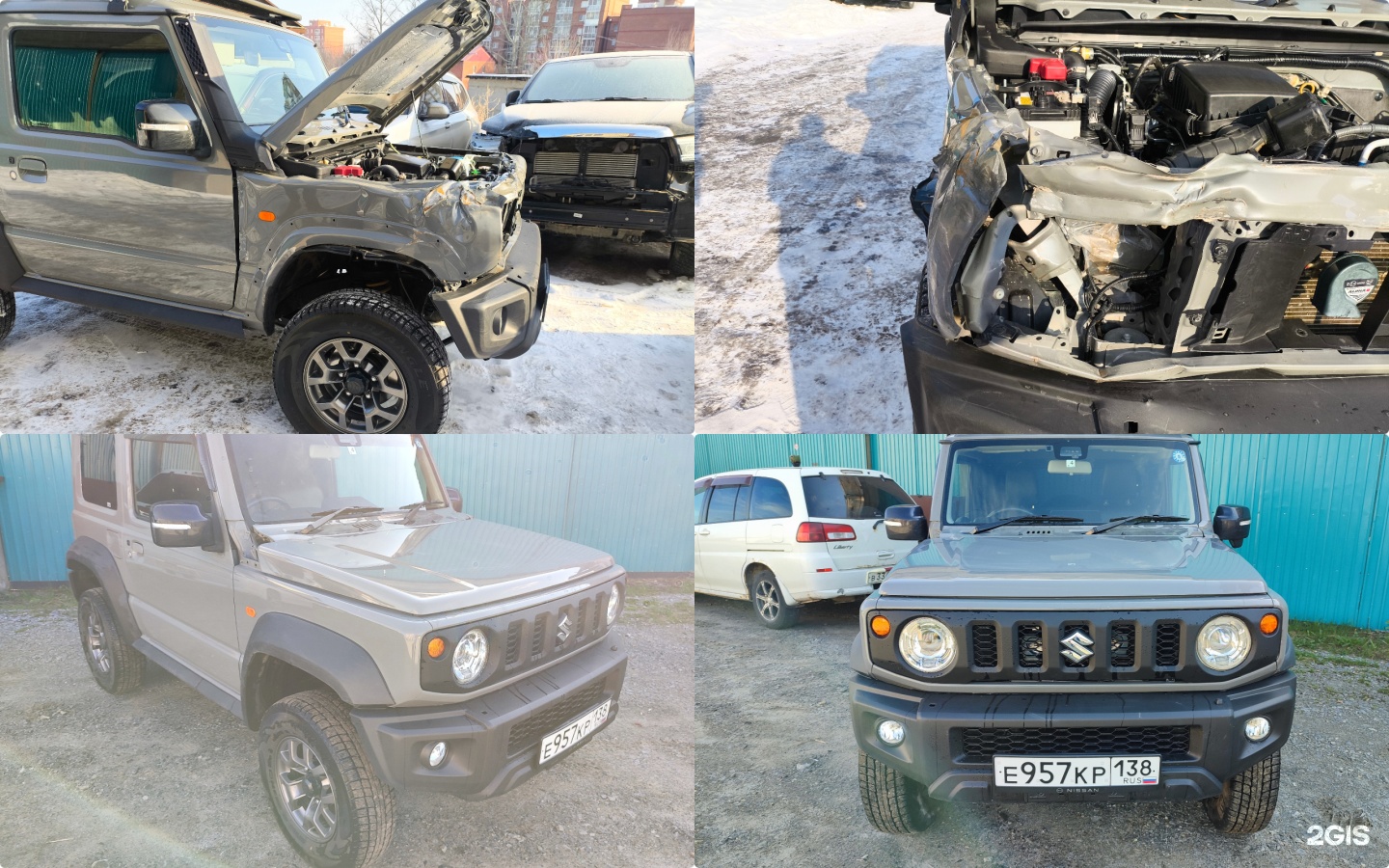 Suzuki Jimny после ремонта передней части