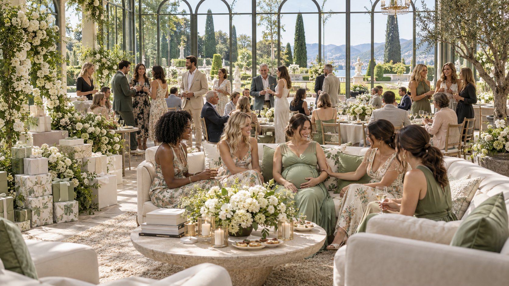 3D Рендер — авторский приём Baby Shower для будущей мамы и близких