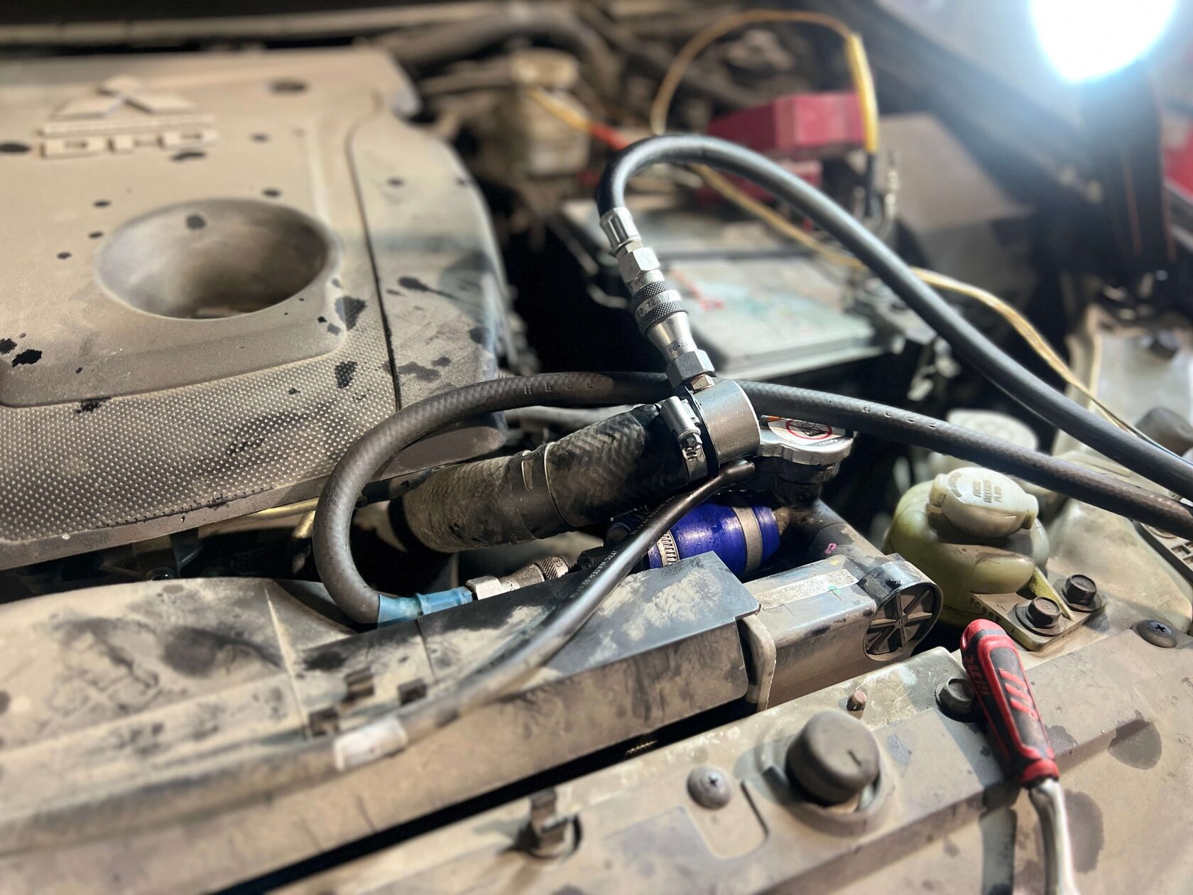 Аппаратная замена антифриза Mitsubishi