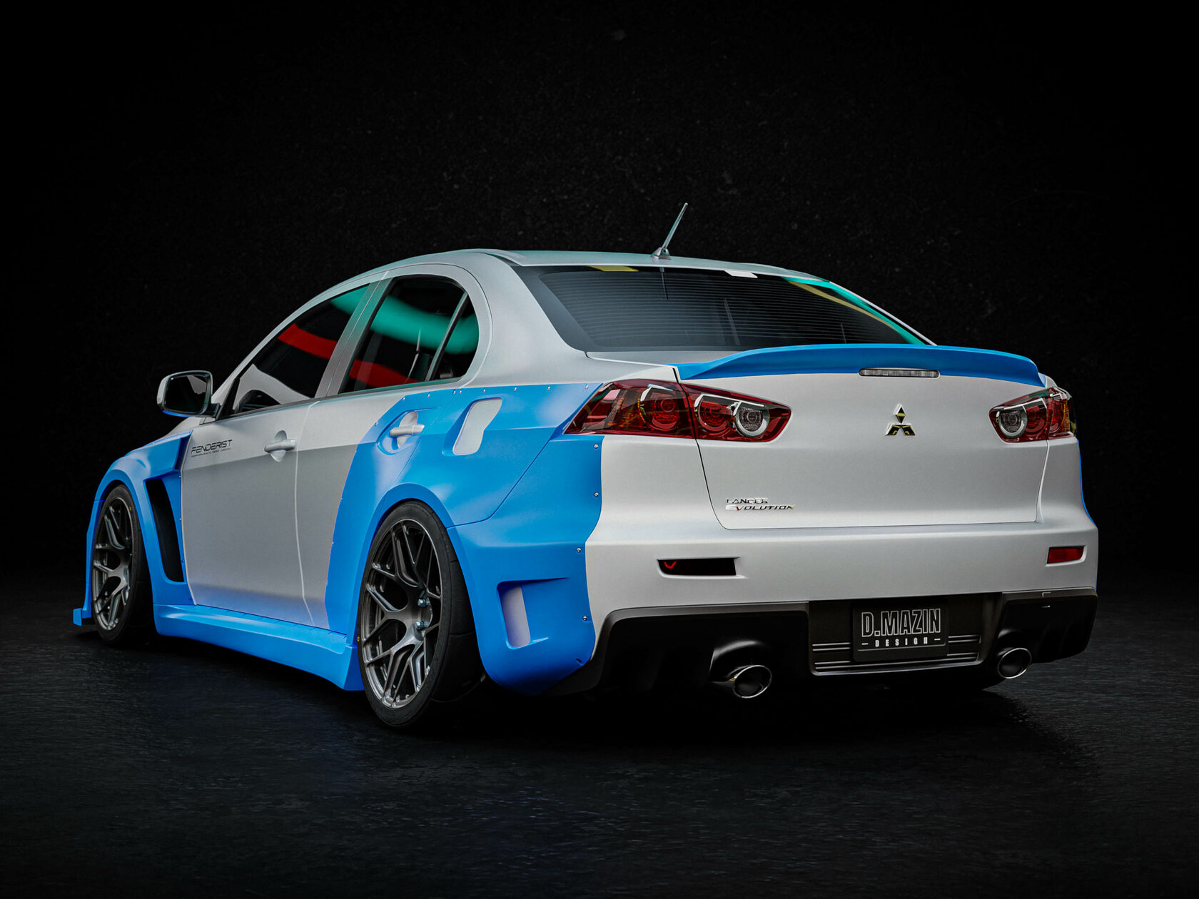 FENDERIST SPEC S Full Set / WIDE BODY KIT MITSUBISHI LANCER EVO X 20082015