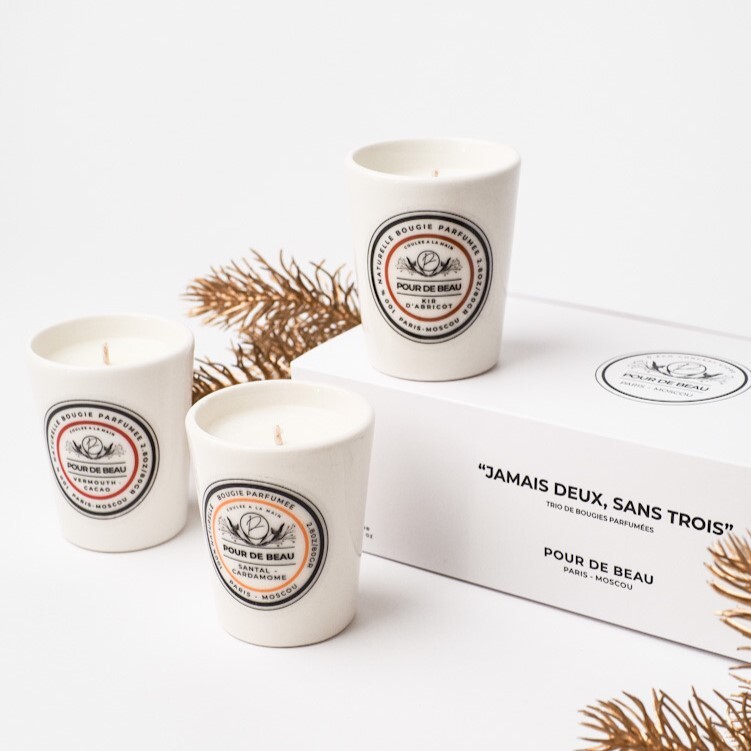 свечи с новогодними ароматами