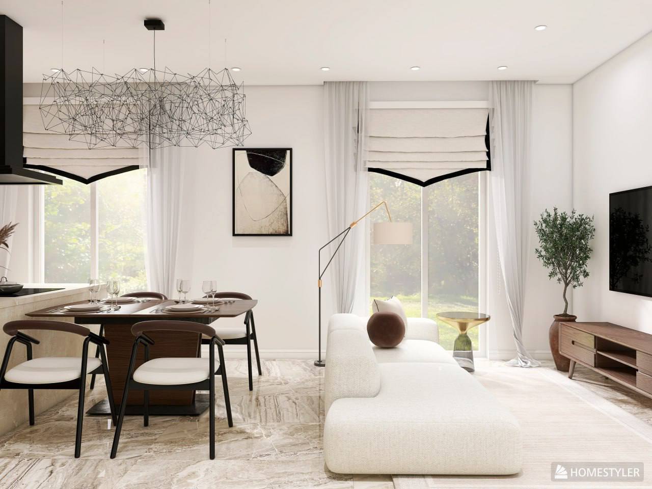 Визуализация интерьера