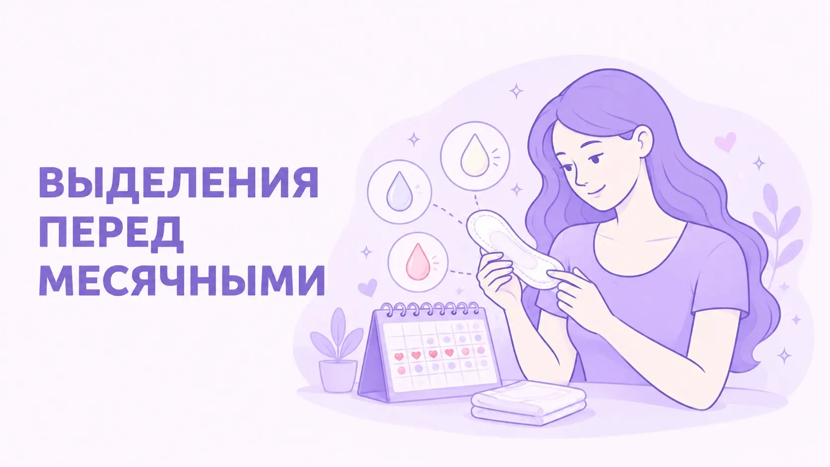 Выделения перед месячными