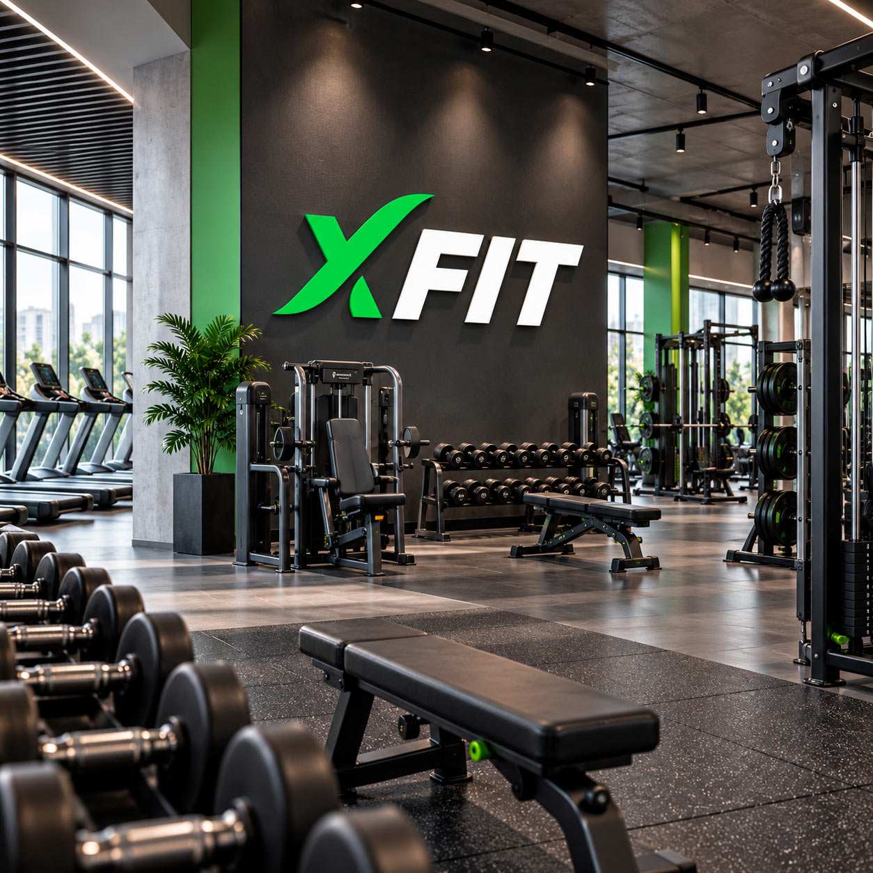 Тренажёрный зал X-Fit