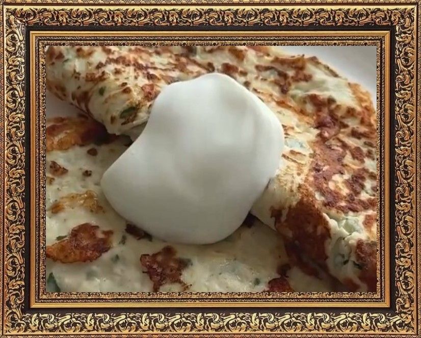 куриные блинчики с сыром