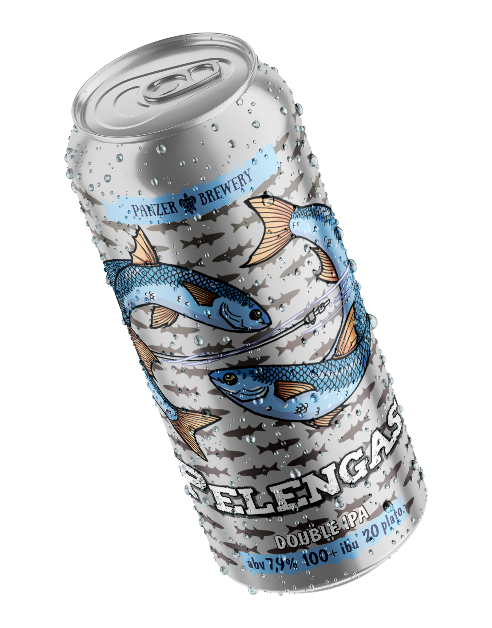 Банка пива Pelengas - Double IPA от Panzer Brewery