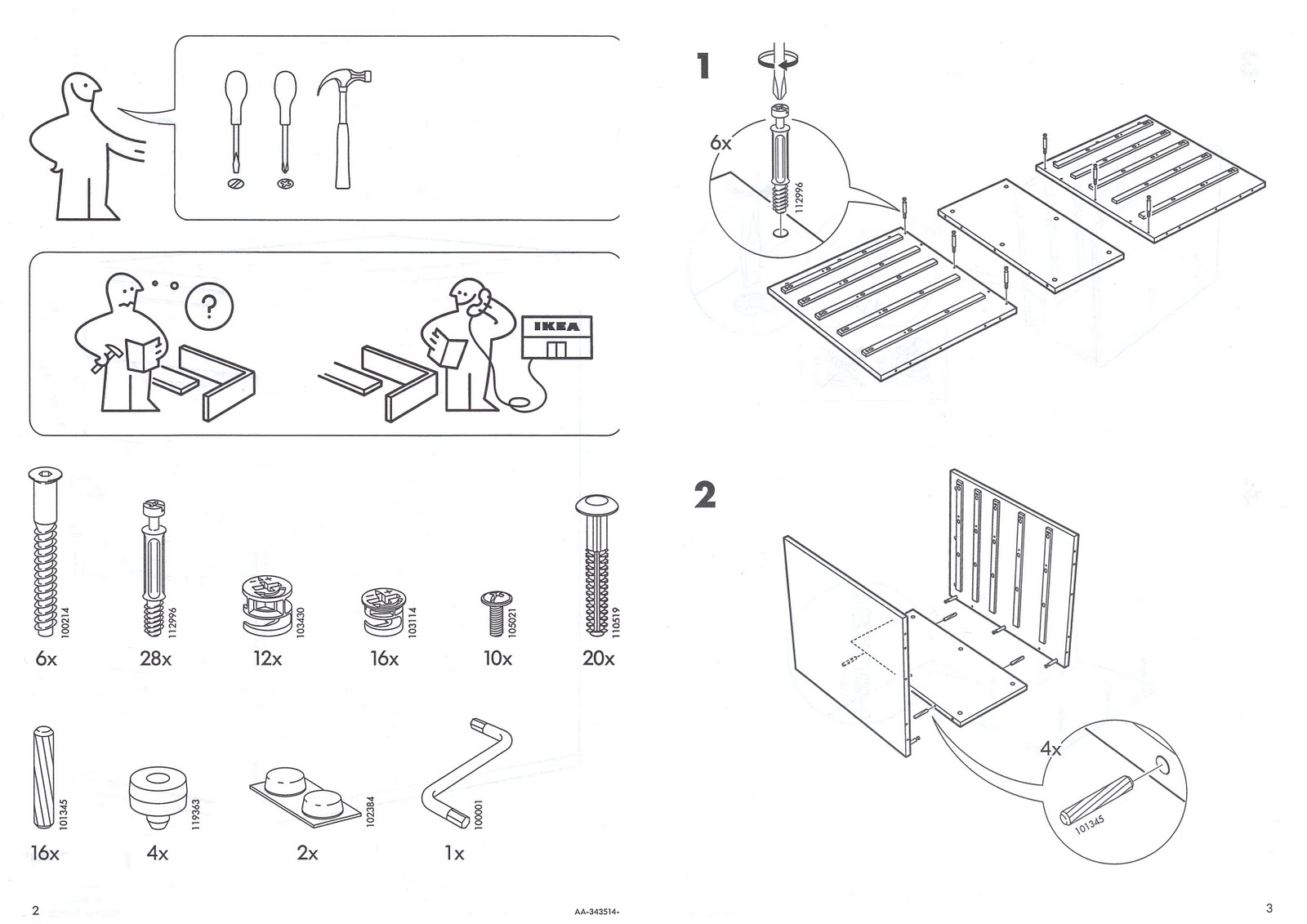 создание инструкции по сборке мебели