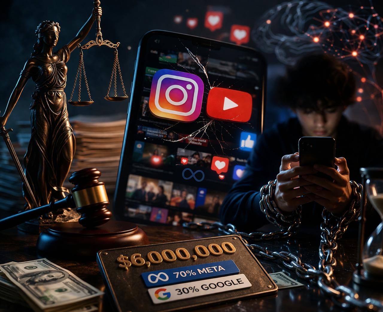 Когда залипание стало юридической проблемой: почему иск к Meta и Google может изменить логику соцсетей