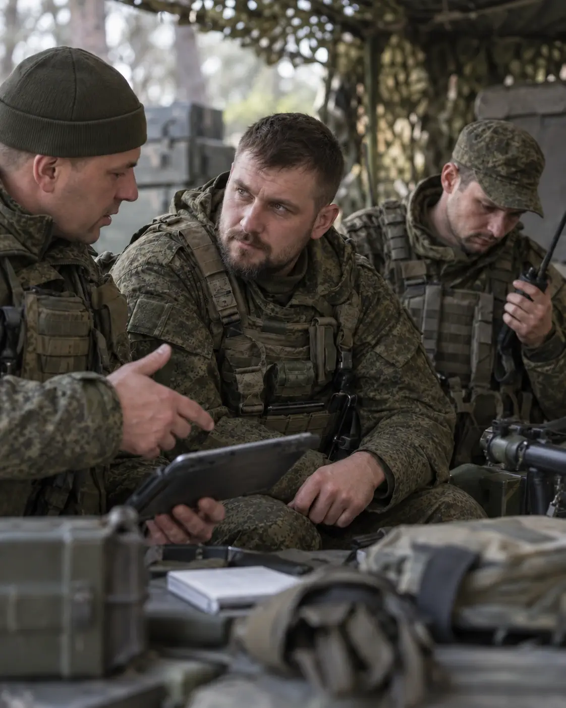 Совместная работа гранатомётчика с военнослужащими подразделения