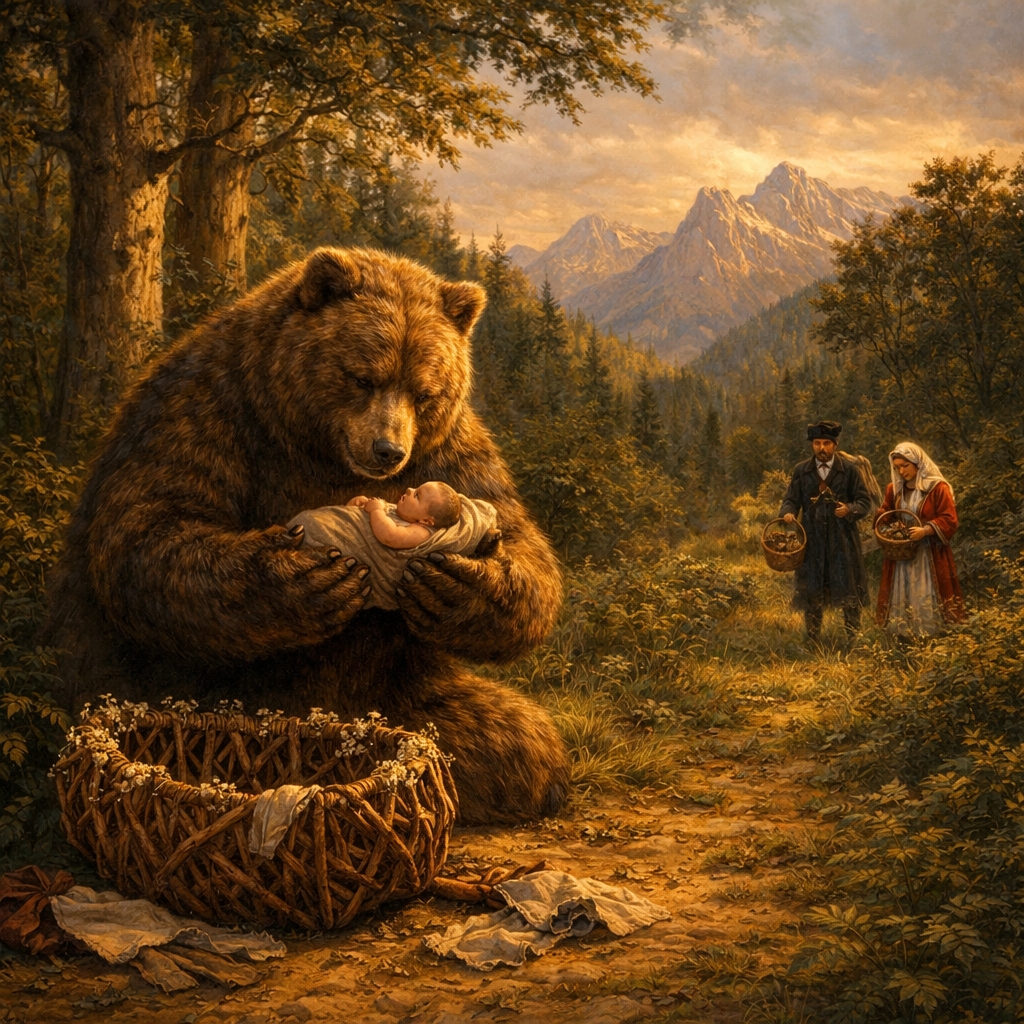 Адыгейские сказки: Батыр, сын медведя