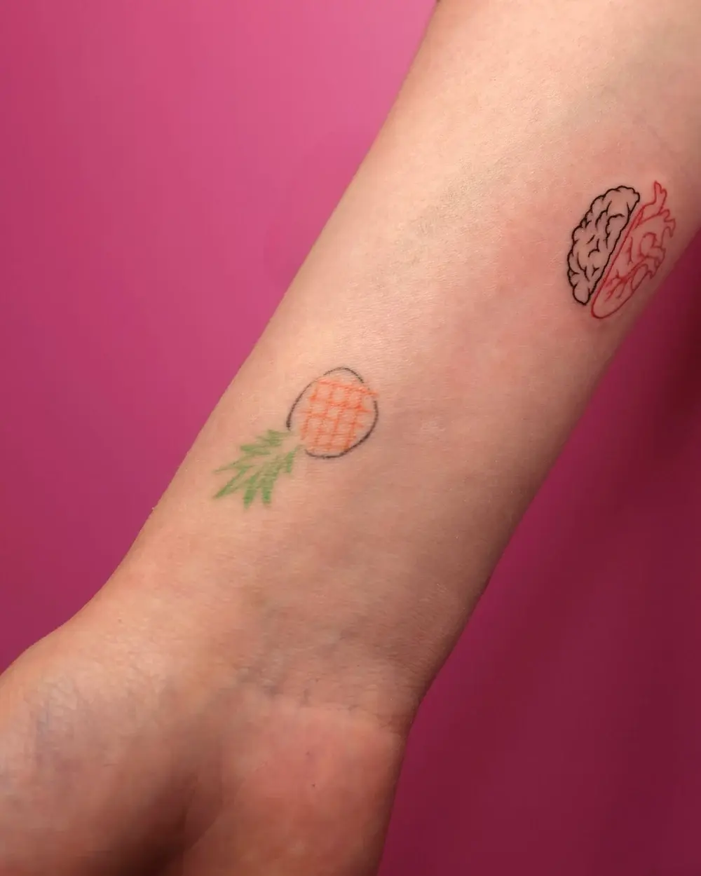 Зажившая мини-тату VivoTattoo — пример 3